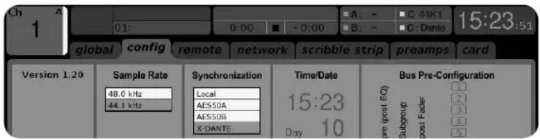 BEHRINGER XDANTE - Synchronisation - 1