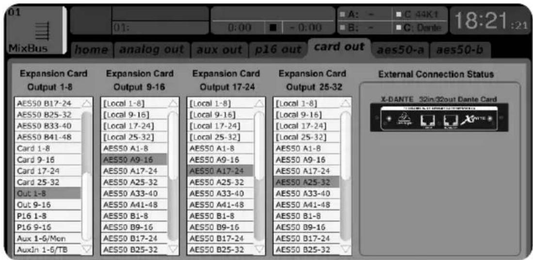 BEHRINGER XDANTE - Configuração do X32 - 4