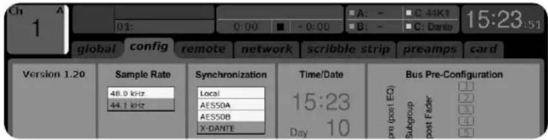 BEHRINGER XDANTE - Sincronizacion - 1