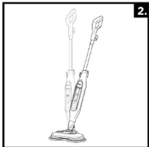 SHARK Genius S6002 - BRUKEDAMP-OGSKRUBBEMOPPEN - 2