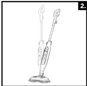 SHARK Genius S6002 - HOYRY- JA HANKAUSMOPIN KAYTTO - 2