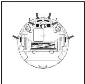 SHARK Ion Robot RV761 - LIMPIEZA DE LOS SENSORES Y LAS ALMOHADILLAS DE CARGA - 1