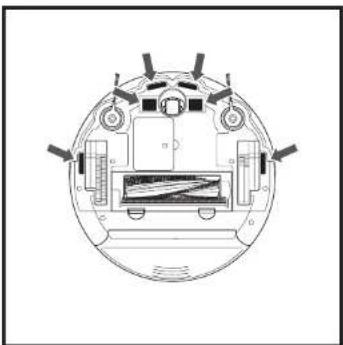 SHARK Ion Robot RV761 - CLEANING SENSORS AND CHARGING PADS - 1