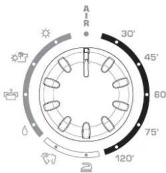 AIR 30° 45° 60° 75° 120°