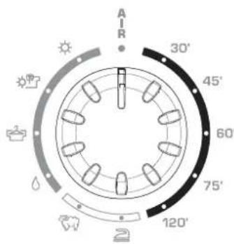 AIR 30° 45° 60° 75° 120°