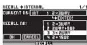 BEHRINGER Ultradrive DCX2496LE - Chargement de Presets (Recall) - 1