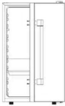 HOOVER HWINE 500 HWC 150 EELW - MANIGLIA ESTERNA - 3