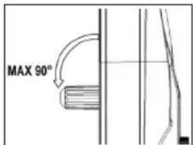 MAX 90°