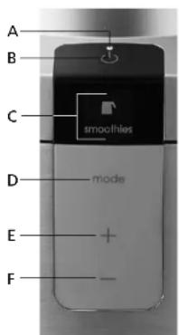 Solis Perfect Blender 8328 - DIE FUNKTIONSTASTEN UND DAS DISPLAY - 1