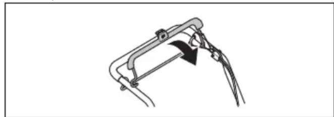 HUSQVARNA LB 251S - Kontrola rukoväte motorovej brzdy. - 1