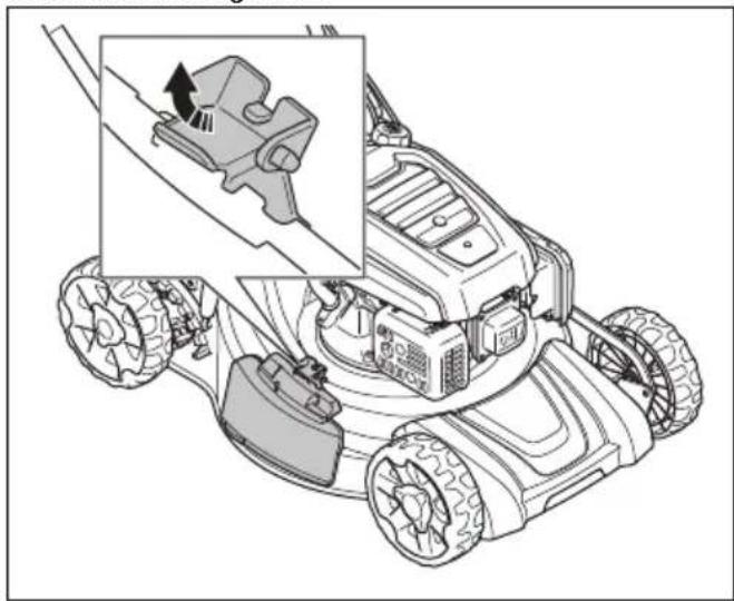 HUSQVARNA LB 251S - To change the product to side discharge mode - 1
