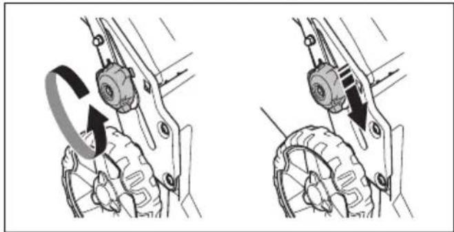 HUSQVARNA LB 251S - За регулиране на ръкохватката - 1