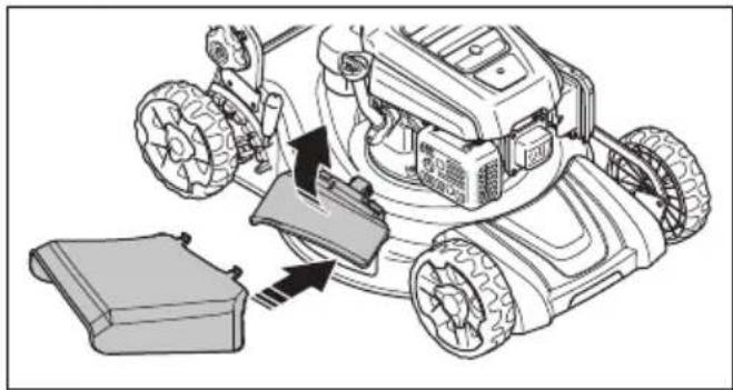 HUSQVARNA LB 251S - Trecerea produsului în modul de descărcare laterală - 2