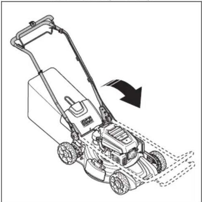 HUSQVARNA LB 251S - Ρύθμιση του προϊόντος στη θέση μεταφοράς - 2