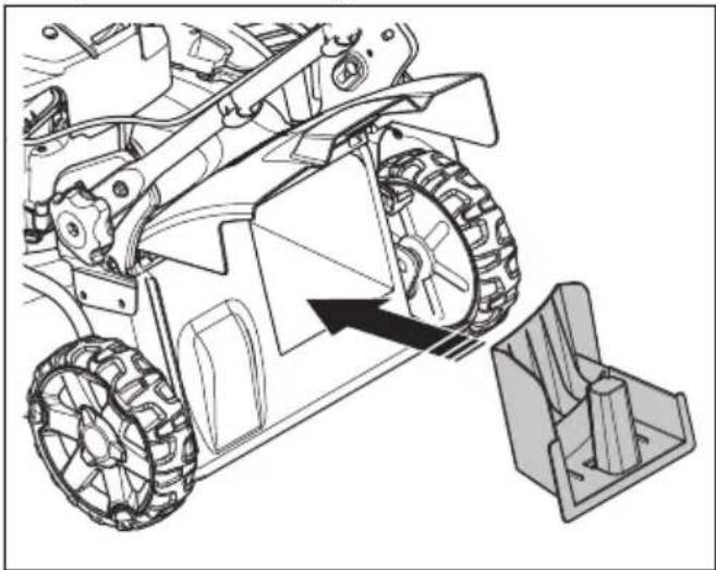 HUSQVARNA LB 251S - A termék átállítása mulcsozási üzemmódra (LC 151, LC 151S) - 1
