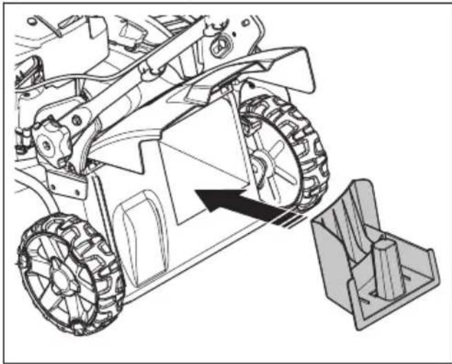 HUSQVARNA LB 251S - Zmena nastavenia výrobku do režimu bočného vyhadzovania - 2