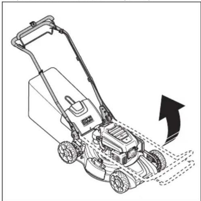 HUSQVARNA LB 251S - Nastavenie výrobku do prevádzkovej polohy - 1