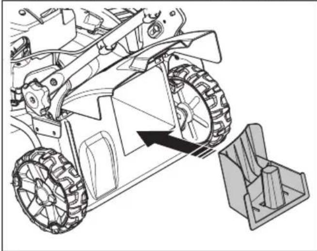 HUSQVARNA LB 251S - Passaggio del prodotto alla modalità di pacciamatura (LC 151, LC 151S) - 1