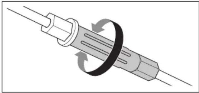 HUSQVARNA LB 251S - Kontrola bočného vyhadzovacieho deflektora - 1
