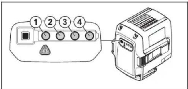 HUSQVARNA LC 247i - Batteristatus - 1