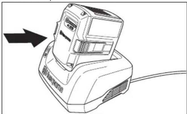 HUSQVARNA LC 247i - Зарядка аккумулятора - 2