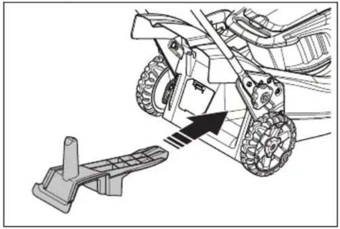HUSQVARNA LC 247i - Montar o tampão de trituração (acessório) - 1