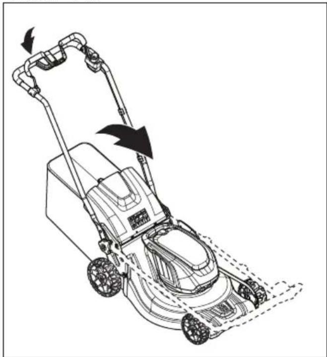 HUSQVARNA LC 247i - 将产品设置在工作位置 - 9