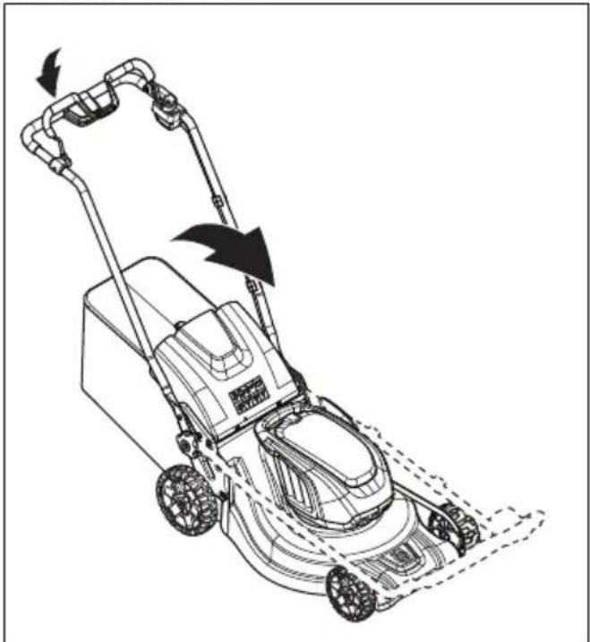 HUSQVARNA LC 247i - Sådan sættes produktet i transportposition - 2