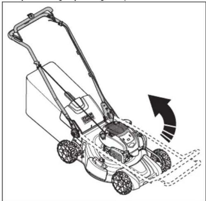 HUSQVARNA LC 356VP - A termék működési pozícióba állítása - 1