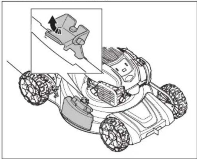 HUSQVARNA LC 356VP - Izstrādājuma iestatīšana sānu izmetes režīmā - 1