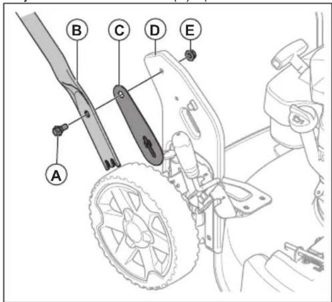 HUSQVARNA LC 356VP - Kahvan asentaminen - 1