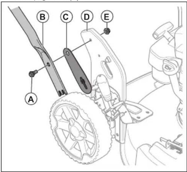 HUSQVARNA LC 356VP - Montaggio dell'impugnatura - 1