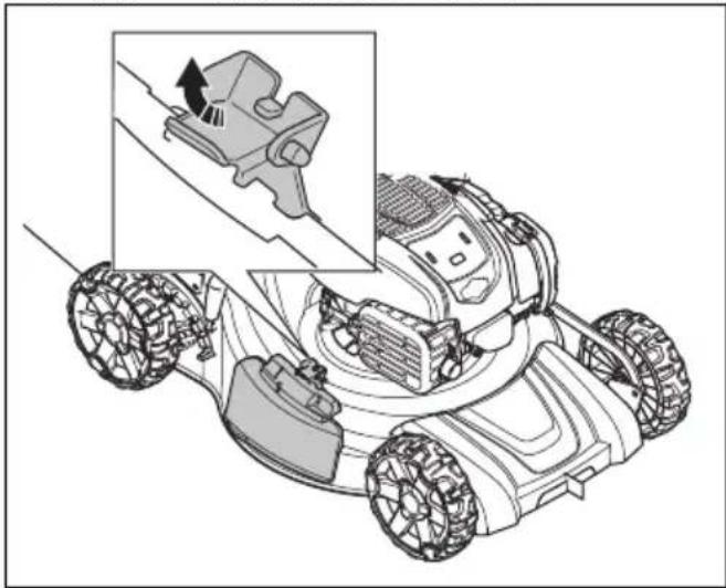 HUSQVARNA LC 356VP - サイドディスチャージモードへの変更 - 1