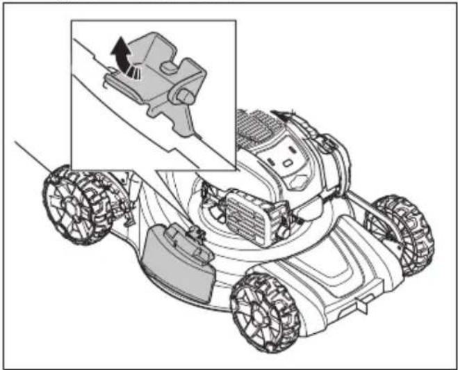 HUSQVARNA LC 356VP - A termék átállítása oldalsó kidobás üzemmódra - 1