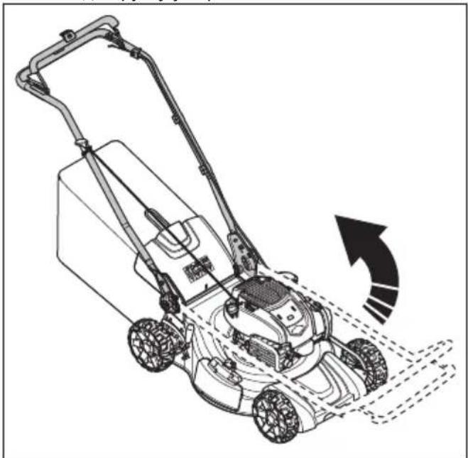 HUSQVARNA LC 356VP - Встановлення виробу в положення для транспортування - 3