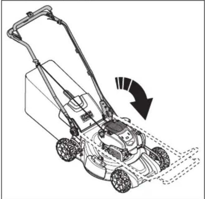 HUSQVARNA LC 356VP - Встановлення виробу в положення для транспортування - 2