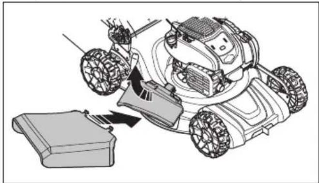 HUSQVARNA LC 356VP - Izstrādājuma iestatīšana sānu izmetes režīmā - 2