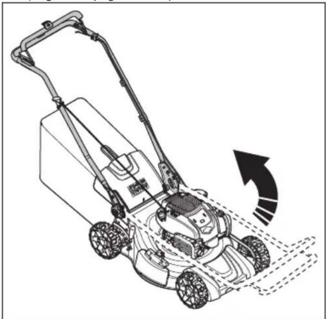 HUSQVARNA LC 356VP - Per fissare il prodotto in posizione di funzionamento - 1