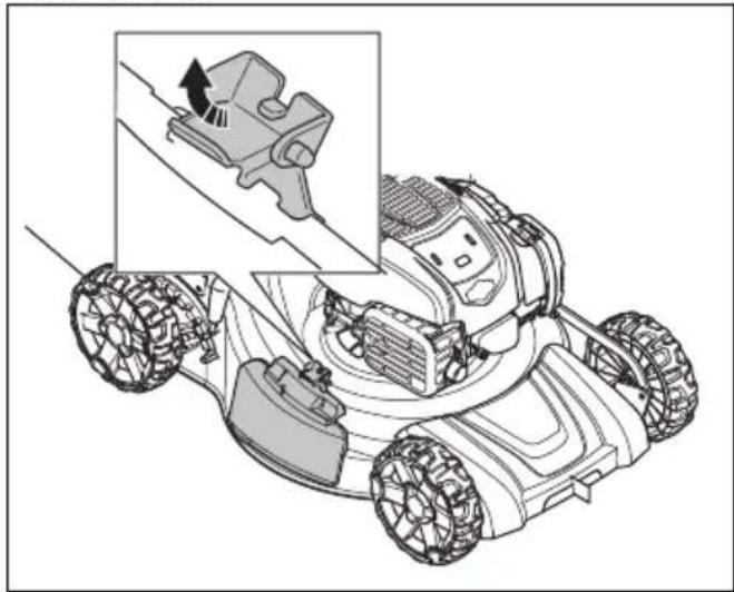 HUSQVARNA LC 356VP - 将产品更改为侧向排草模式 - 1