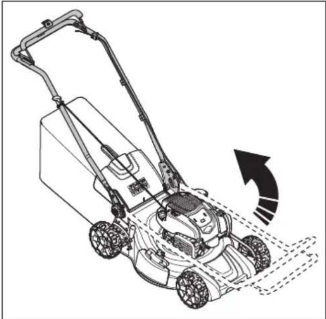 HUSQVARNA LC 356VP - 将产品设置在工作位置 - 1