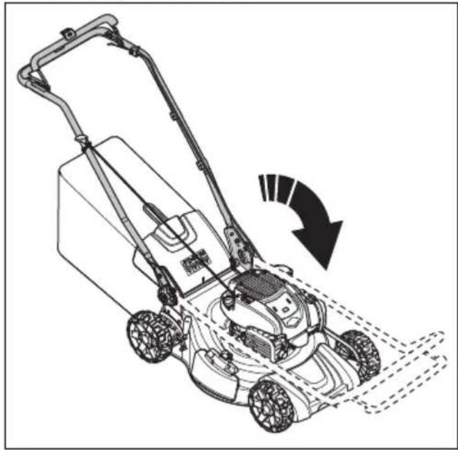 HUSQVARNA LC 356VP - Pour régler le produit en position de transport - 2