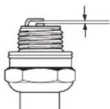 HUSQVARNA LC 356VP - Examinar a vela de ignição - 2