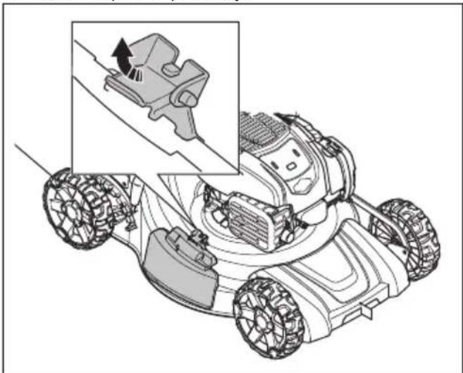 HUSQVARNA LC 356VP - Переналаштування виробу в режим бічного викидання - 1