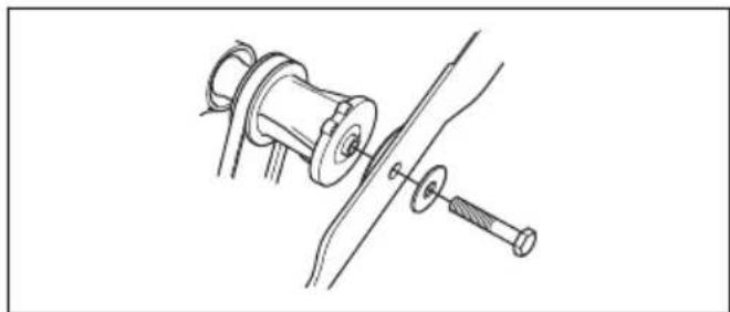 HUSQVARNA LC 356VP - To replace the blade - 2