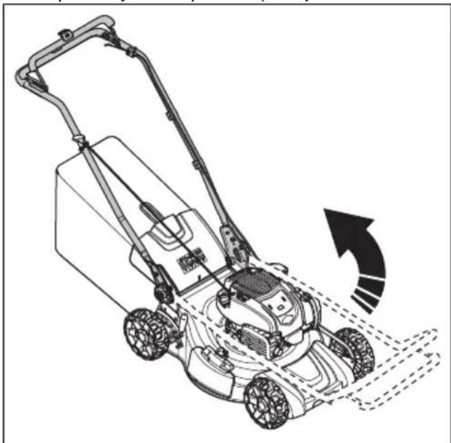 HUSQVARNA LC 356VP - Nastavení výrobku do provozní polohy - 1