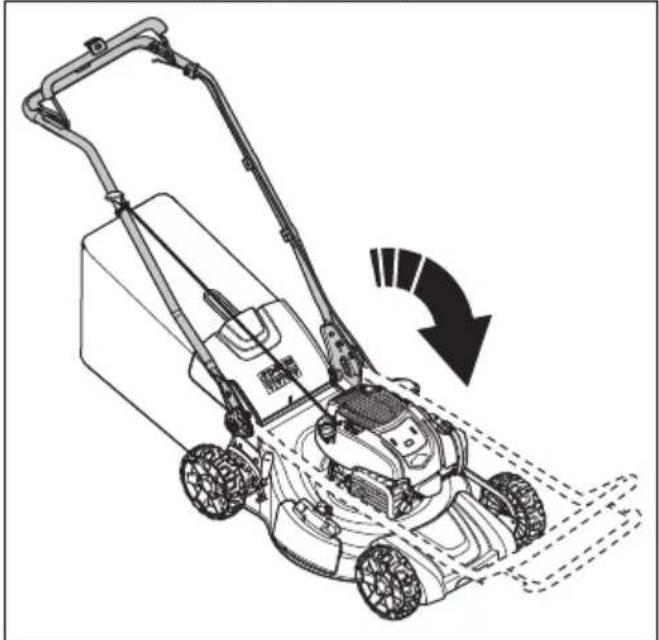 HUSQVARNA LC 356VP - Per predisporre il prodotto in posizione di trasporto - 2