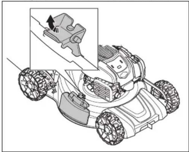 HUSQVARNA LC 356VP - Trecerea produsului în modul de descărcare laterală - 1