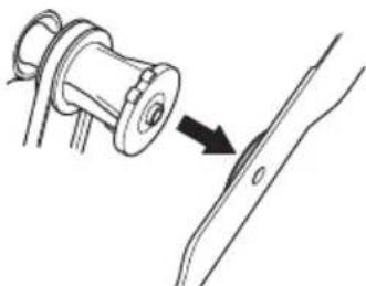 HUSQVARNA LC 356VP - Για να αντικαταστήσετε τη λεπίδα - 4