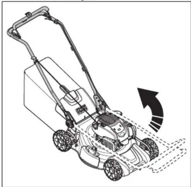 HUSQVARNA LC 356VP - Izstrādājuma novietošana darbības pozīcijā - 1