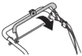 HUSQVARNA LC 356VP - Mootori pidurikäepide kontrollimine - 1